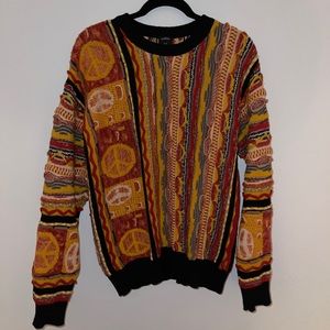 UO Rust Peace Knit Sweater